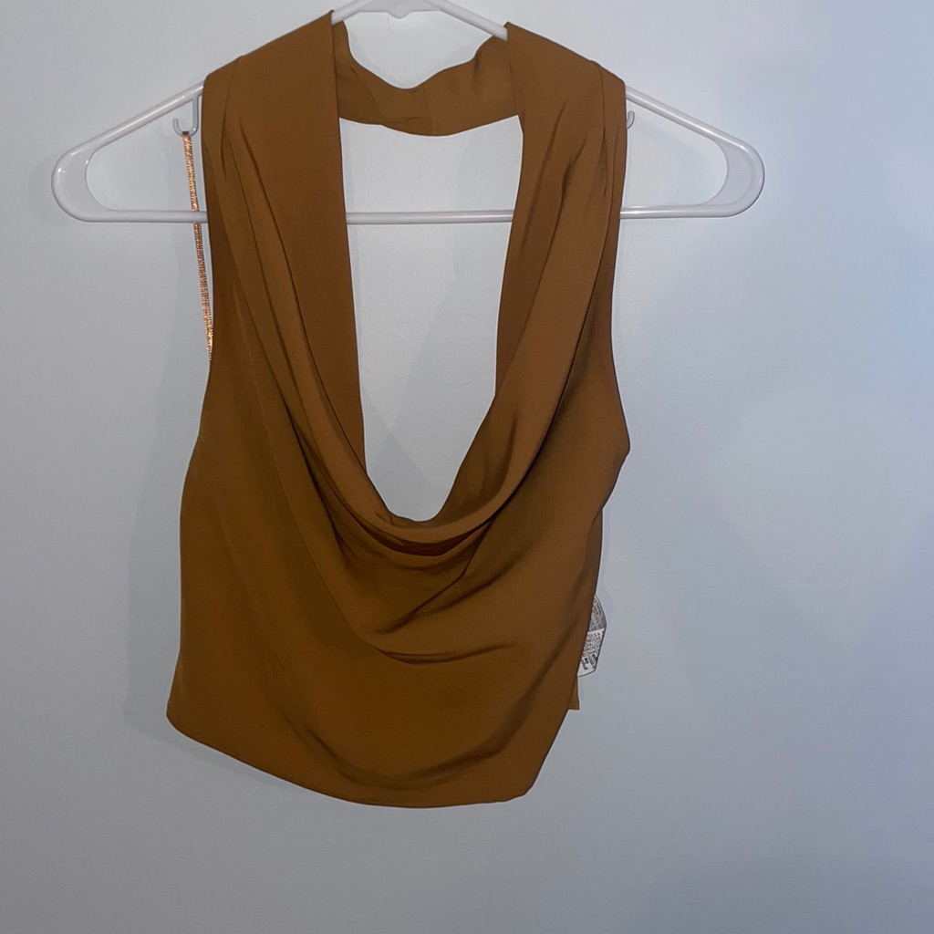 Zara Fluid Neckline Blouse.